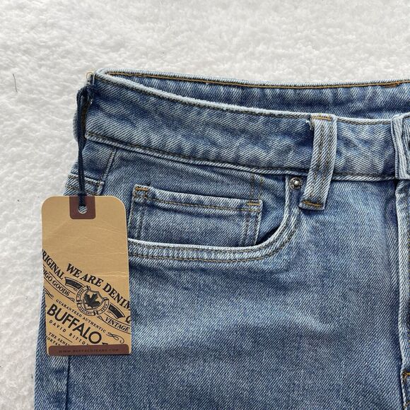 Buffalo David Bitton Jeans Mens 40x32 Blue Driven Relaxed Straight Stretch Denim - Picture 3 of 13